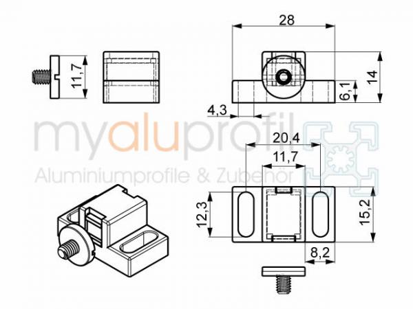 Magnetic closure 5 PA